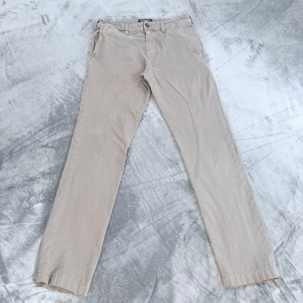 American Eagle Mens Extreme Flex Slim Chino Stretch Pants Sz 30X32 Gray Twill